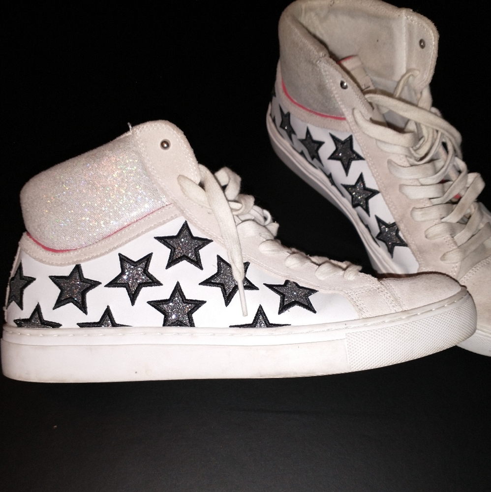 Women's sketchers with sparkle stars sneakers
